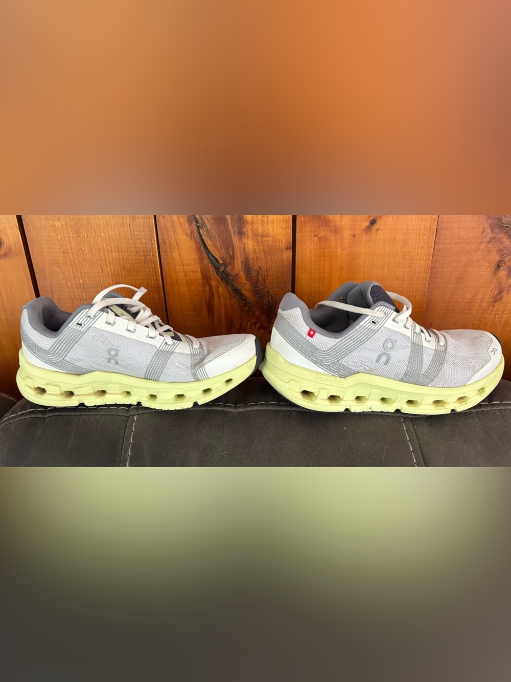 ON CloudGo Women’s 8 Running cloud Tec lace-up  sneakers Frost /Hay 55.98232-GUC